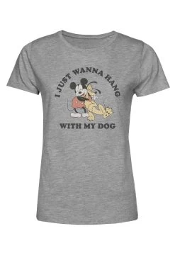 Disney Classic Mickey Mickey Dog Fill LoverT-Shirt Con StampaHeather Grey Donna T-shirt E Top H3A21D1EK-C11 -Disney 99529238de37494489bc37e7a7ede33f