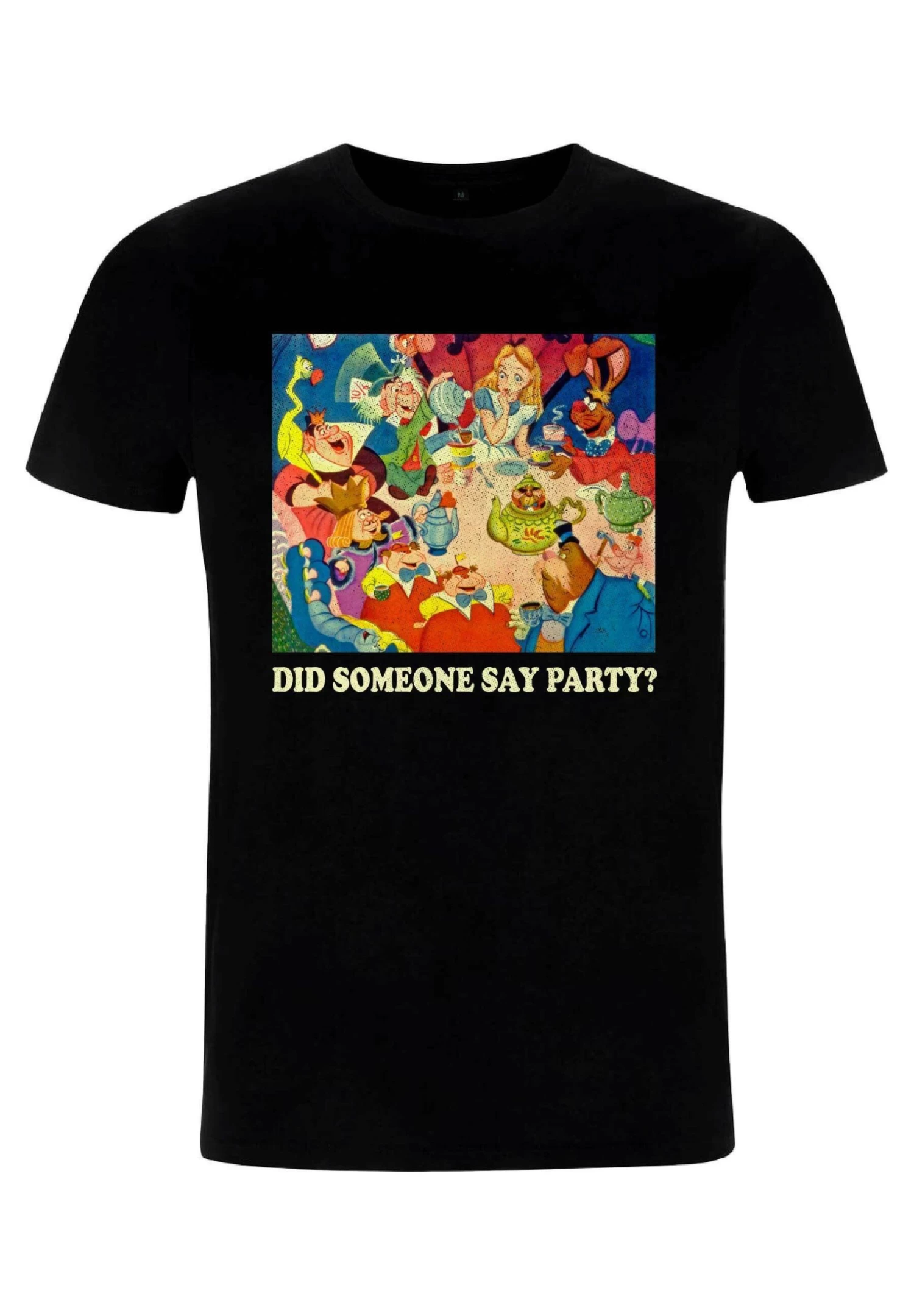 Disney Alice In Wonderland Party Party Unisex - T-Shirt Con Stampa - Black 4 Disney Alice In Wonderland Party Party Unisex - T-Shirt Con Stampa - Black - immagine 4