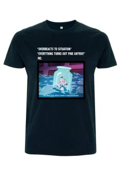 Disney Alice In Wonderland Anxiety MemeT-Shirt Con StampaNavy Blue Uomo T-shirt E Polo H3A2102ML-K11 -Disney 9af46a40e0e644c897fbe9dff6b5c611