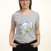 Disney Hercules Herc 90S VibeT-Shirt Con StampaHeather Grey Donna T-shirt E Top H3A21D914-C11