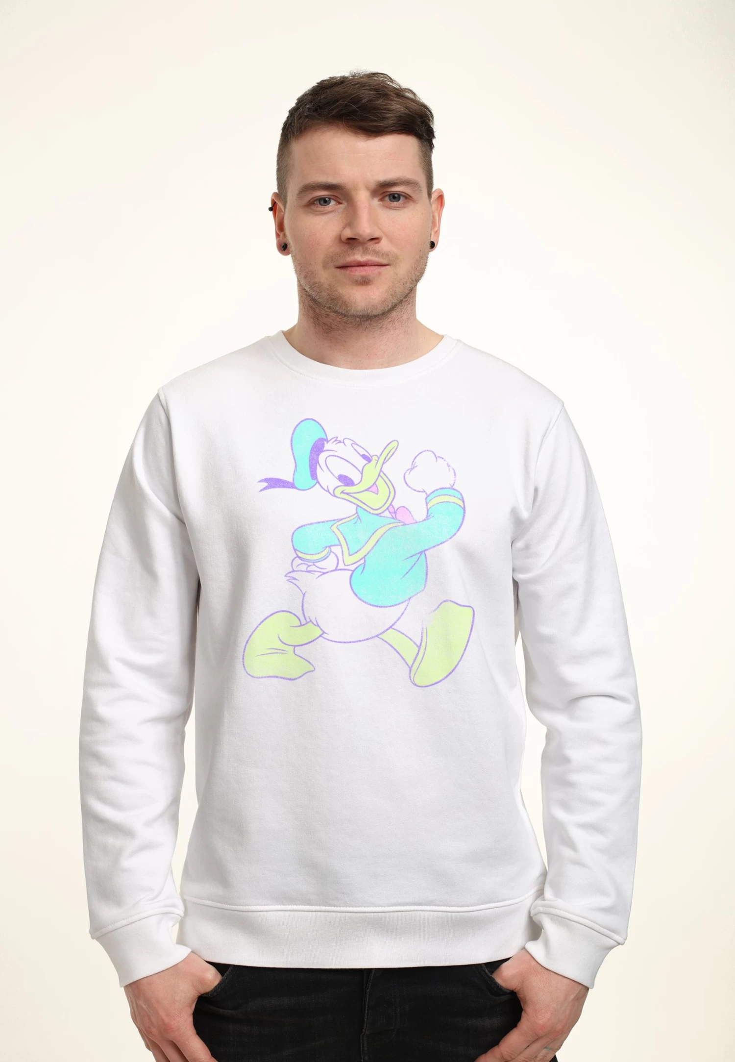 Disney Mickey Classic Neon DonaldFelpaWhite Uomo Maglieria E Felpe H3A22S5L8-A11 1 Disney Mickey Classic Neon DonaldFelpaWhite Uomo Maglieria E Felpe H3A22S5L8-A11