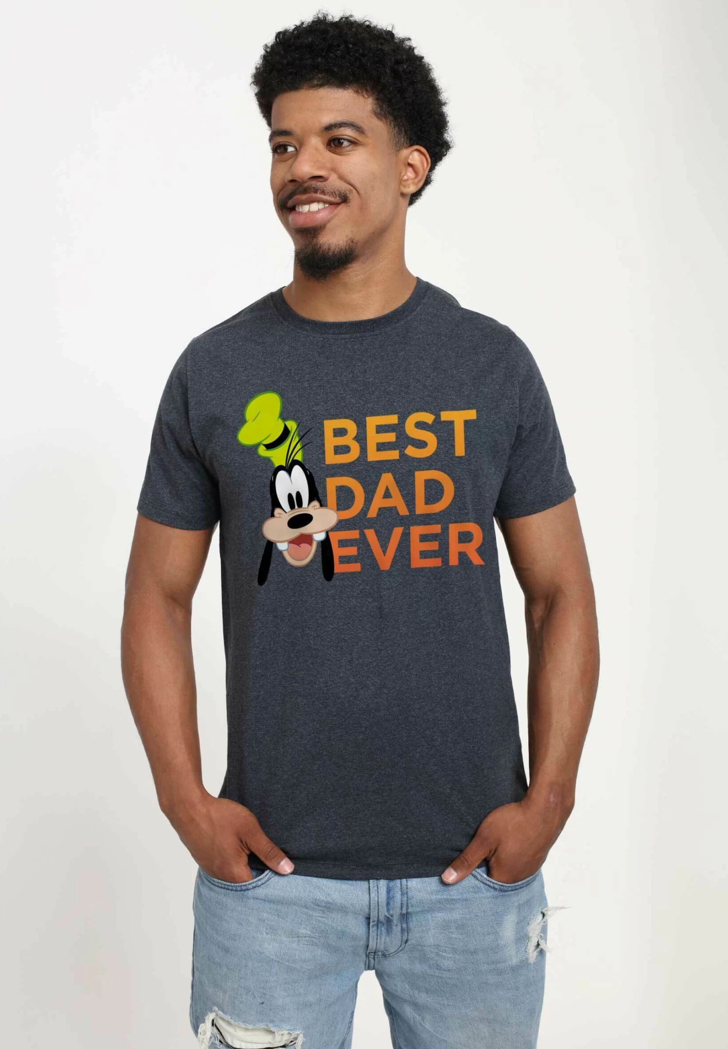 Disney Mickey Classic Best Goof UnisexT-Shirt Con StampaMelange Black Uomo T-shirt E Polo H3A2100GE-Q11 3 Disney Mickey Classic Best Goof UnisexT-Shirt Con StampaMelange Black Uomo T-shirt E Polo H3A2100GE-Q11 - immagine 3