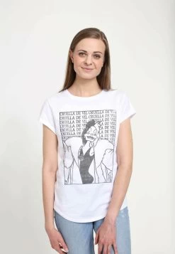Disney 101 Dalmatians Cruella De Vil - T-Shirt Con Stampa - White