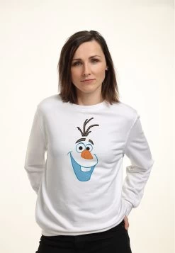 Disney Frozen Big Olaf Face TwoFelpaWhite Donna Felpe H3A21J6OR-A11