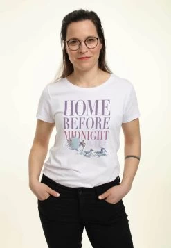 Disney Cinderella Carriage RideT-Shirt Con StampaWhite Donna T-shirt E Top H3A21D2XR-A11