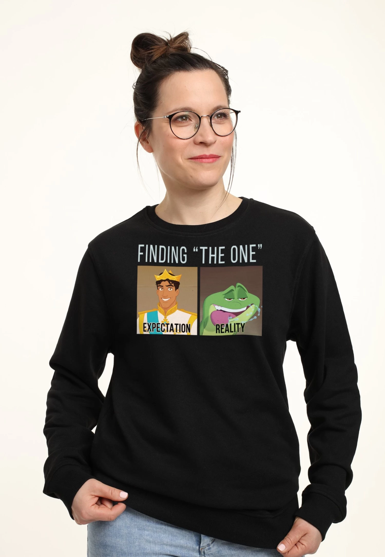 Disney The Princess & The Frog Naveen Meme - Felpa - Black 3 Disney The Princess & The Frog Naveen Meme - Felpa - Black - immagine 3