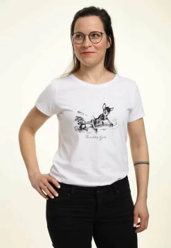 Disney Bambi Bambi FriendshipT-Shirt Con StampaWhite Donna T-shirt E Top H3A21D3JC-A11 -Disney a43c031d8325477b90424097ef895726
