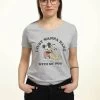 Disney Classic Mickey Mickey Dog Fill LoverT-Shirt Con StampaHeather Grey Donna T-shirt E Top H3A21D1EK-C11