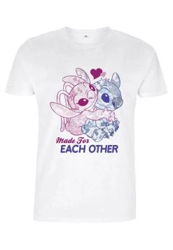 Disney Lilo Stitch Stitch TogetherT-Shirt Con StampaWhite Donna T-shirt E Top H3A21D4T2-A11