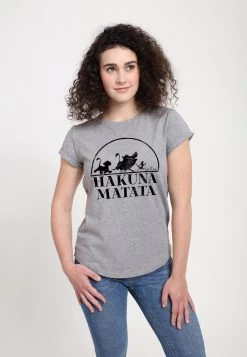 Disney The Lion King SerifT-Shirt Con StampaMelange Grey Donna T-shirt E Top H3A21DAY3-C11 -Disney a743332918d54ab0b69898016eb29684