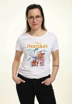 Disney Hercules GroupT-Shirt Con StampaWhite Donna T-shirt E Top H3A21E09H-A11