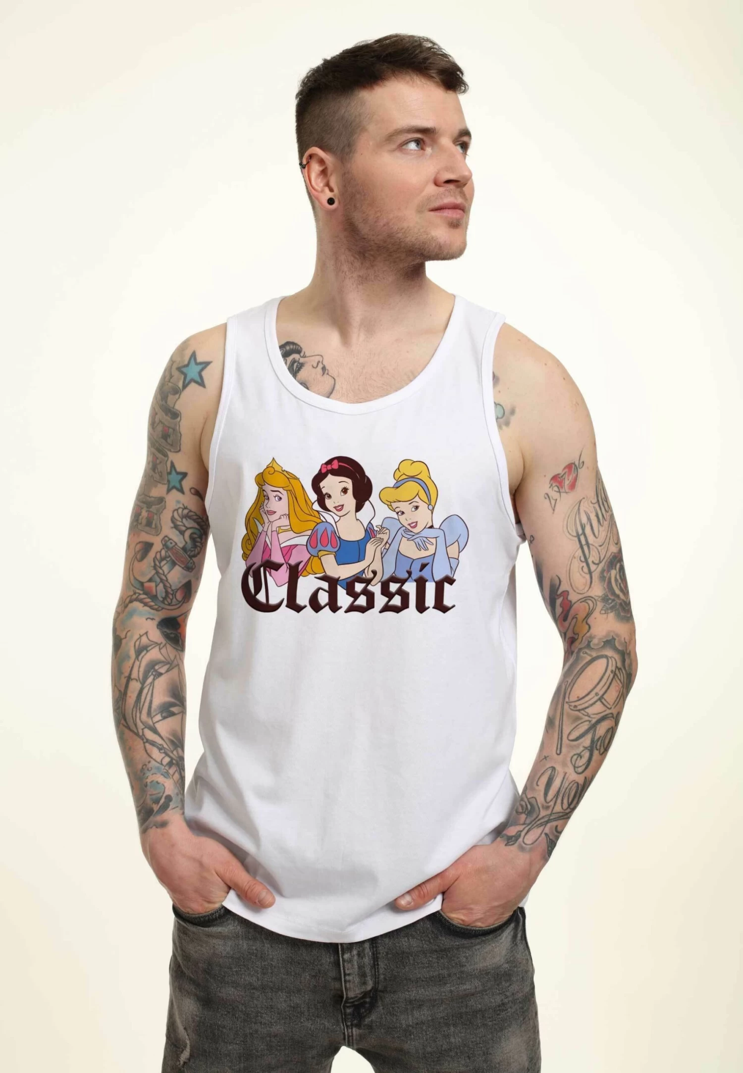 Disney Princesses Classic- Top - White 4 Disney Princesses Classic- Top - White - immagine 4