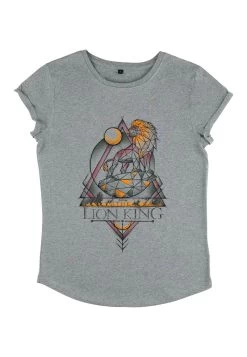 Disney The Lion King Lion SphereT-Shirt Con StampaMelange Grey Donna T-shirt E Top H3A21D01V-C11 -Disney b0d1342a85ab4011a4aa18a6d8ef603d