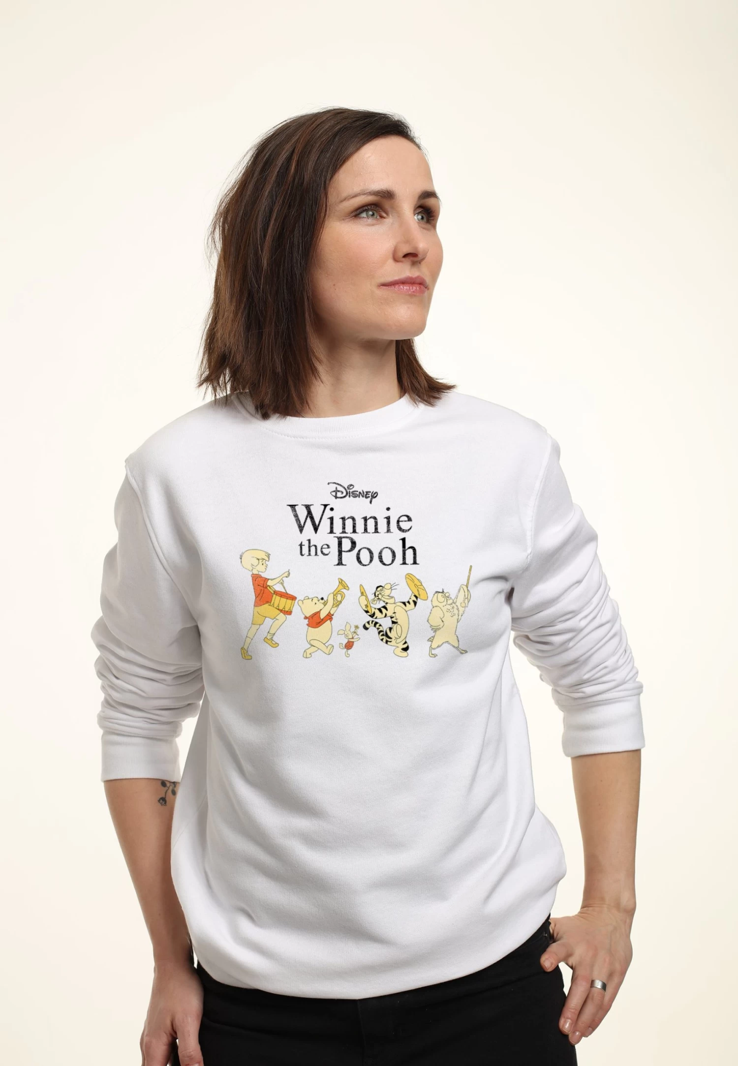 Disney Winnie The Pooh Pooh ParadeFelpaWhite Donna Felpe H3A21J9YQ-A11 3 Disney Winnie The Pooh Pooh ParadeFelpaWhite Donna Felpe H3A21J9YQ-A11 - immagine 3