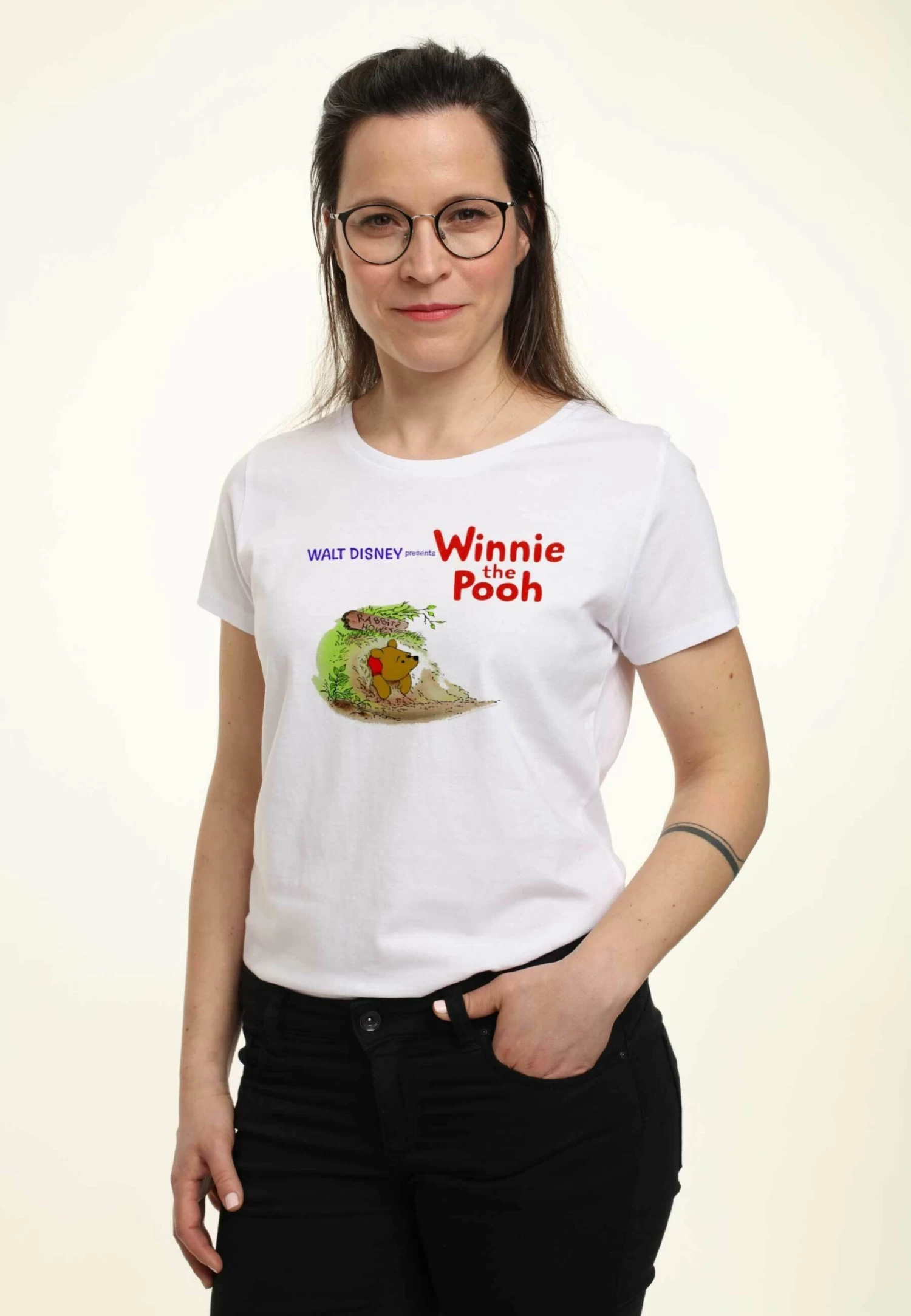 Disney Winnie The Pooh Winnie The Pooh Vintage - T-Shirt Con Stampa - White 4 Disney Winnie The Pooh Winnie The Pooh Vintage - T-Shirt Con Stampa - White - immagine 4