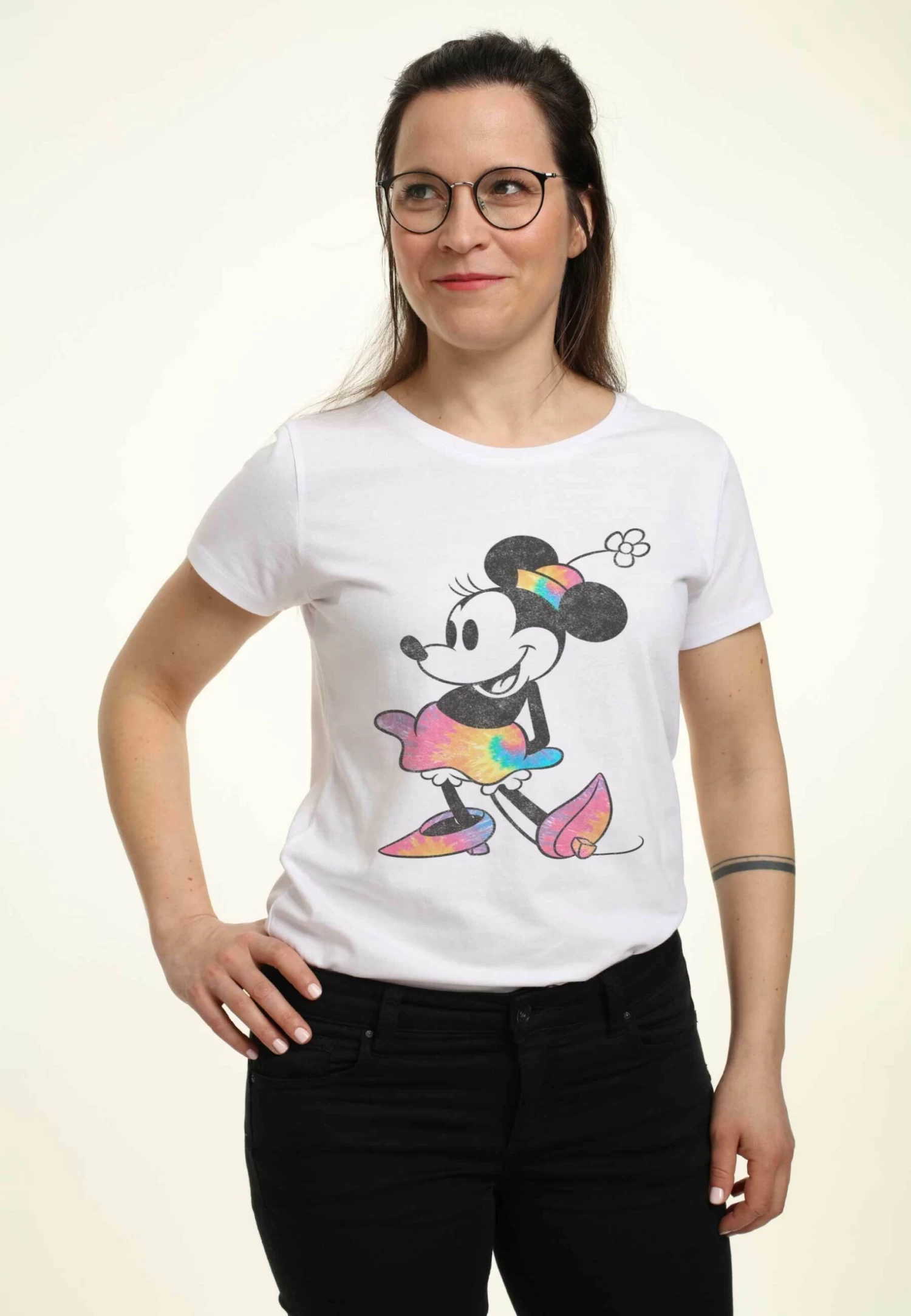 Disney Mickey Classic Dye MinnieT-Shirt Con StampaWhite Donna T-shirt E Top H3A21D3AD-A11 3 Disney Mickey Classic Dye MinnieT-Shirt Con StampaWhite Donna T-shirt E Top H3A21D3AD-A11 - immagine 3