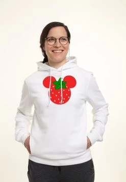 Disney Mickey & Friends Strawberry EarsFelpa Con CappuccioWhite Donna Felpe H3A21J40U-A11