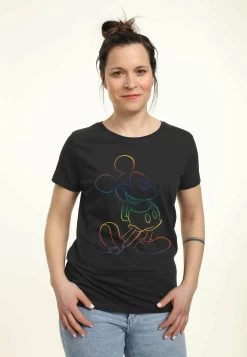 Disney Mickey Mouse And Friends Big PrideT-Shirt Con StampaBlack Donna T-shirt E Top H3A21D3R4-Q11