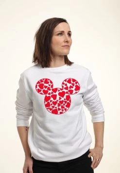 Disney Classic Mickey Mickey Hearts FillFelpaWhite Donna Felpe H3A21J7J7-A11 -Disney c3b87d5708d546feb521214bd9305d05