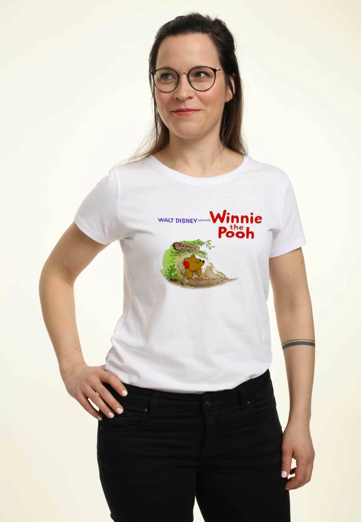 Disney Winnie The Pooh Winnie The Pooh Vintage - T-Shirt Con Stampa - White 3 Disney Winnie The Pooh Winnie The Pooh Vintage - T-Shirt Con Stampa - White - immagine 3