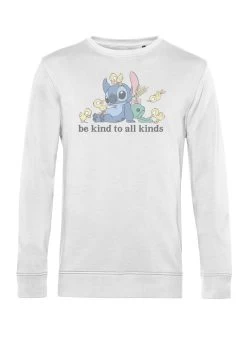 Disney Lilo Stitch Kind To All KindsFelpaWhite Donna Felpe H3A21J6PV-A11 -Disney c4e5f080ca5e403da13d9d8671a14bcf