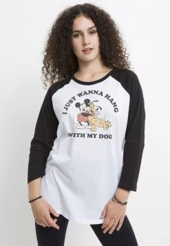 Disney Classic Mickey Mickey Dog Fill LoverMaglietta A Manica LungaWhite Black Donna T-shirt E Top H3A21DBE1-A11 9 Disney Classic Mickey Mickey Dog Fill LoverMaglietta A Manica LungaWhite Black Donna T-shirt E Top H3A21DBE1-A11 -Disney c4e98858c8b24ed0bb94669ad005cebd