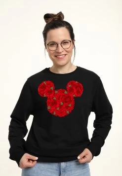 Disney Mickey Classic Mickey Mouse RosesFelpaBlack Donna Felpe H3A21J5MW-Q11 -Disney c58f061a1a98484da4b63a687e7339fd
