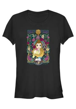 Disney Beauty & The Beast Belle VeauT-Shirt Con StampaBlack Donna T-shirt E Top H3A21DBC7-Q11