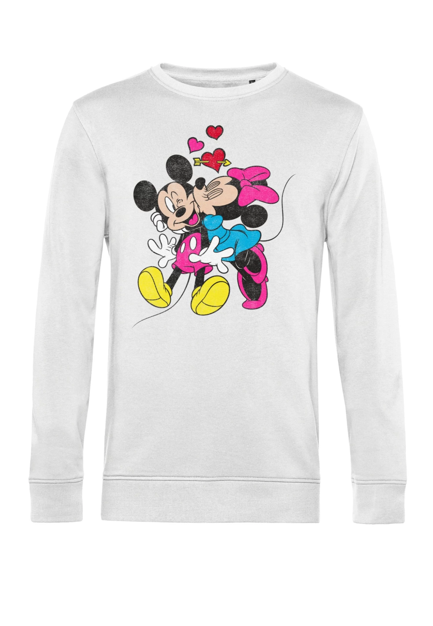 Disney Mickey Mouse Mickey Minnie LoveFelpaWhite Donna Felpe H3A21J767-A11 4 Disney Mickey Mouse Mickey Minnie LoveFelpaWhite Donna Felpe H3A21J767-A11 - immagine 4