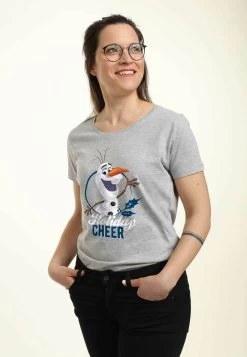 Disney Frozen Holiday CheerT-Shirt Con StampaHeather Grey Donna T-shirt E Top H3A21D20P-C11 -Disney c97a6b30bbe44574bb79f3820513ff12