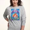Disney The Little Mermaid Ariel And UrsulaFelpaHeather Grey Donna Felpe H3A21J87F-C11