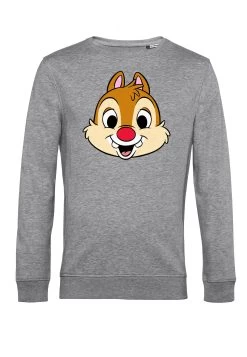Disney Mickey & Friends Dale Big FaceFelpaHeather Grey Donna Felpe H3A21J6JS-C11 -Disney ca636b1236ce4536b749a276a97c3580