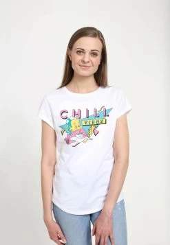 Disney The Little Mermaid 90S ArialT-Shirt Con StampaWhite Donna T-shirt E Top H3A21D09K-A11