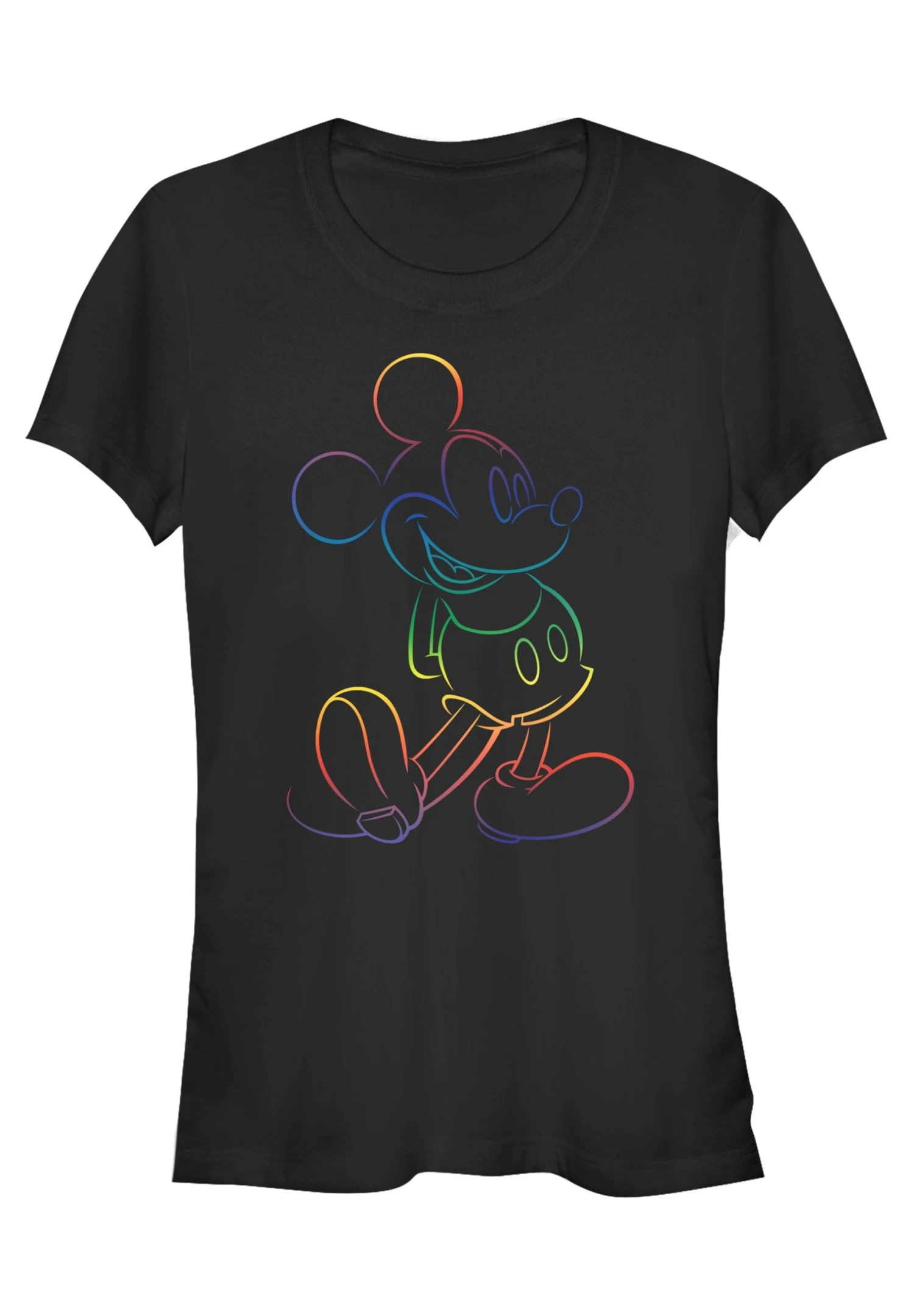 Disney Mickey Mouse Big PrideT-Shirt Con StampaBlack Donna T-shirt E Top H3A21DBBT-Q11 1 Disney Mickey Mouse Big PrideT-Shirt Con StampaBlack Donna T-shirt E Top H3A21DBBT-Q11