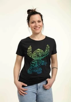 Disney Lilo Stitch Stitch Fill - T-Shirt Con Stampa - Black -Disney ccf32557425d49f69459bbf0ca9b6734
