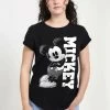 Disney Classic Mickey Mickey LeanT-Shirt Con StampaBlack Donna T-shirt E Top H3A21D0BN-Q11