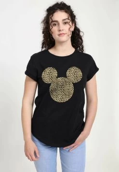 Disney Mickey Classic Animal EarsT-Shirt Con StampaBlack Donna T-shirt E Top H3A21D0CX-Q11