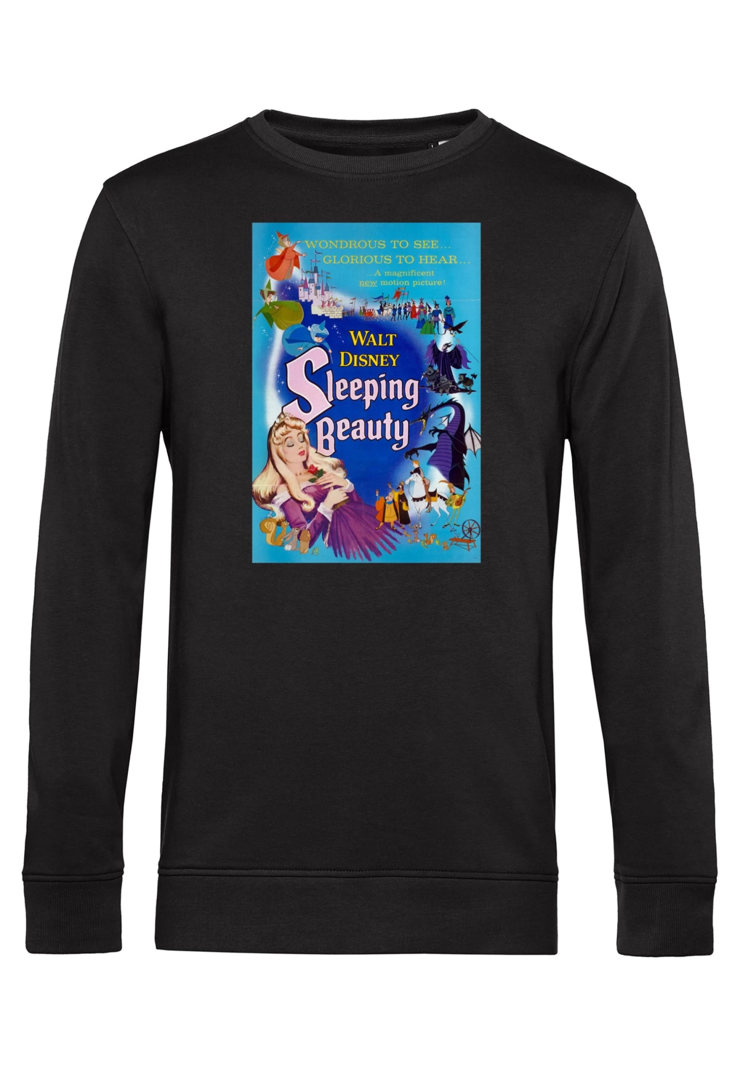 Disney Blue Sleeping Beauty PosterFelpaBlack Donna Felpe H3A21J8G6-Q11 4 Disney Blue Sleeping Beauty PosterFelpaBlack Donna Felpe H3A21J8G6-Q11 - immagine 4
