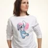Disney Lilo & Stitch Kissy FacedFelpaWhite Donna Felpe H3A21J6L0-A11