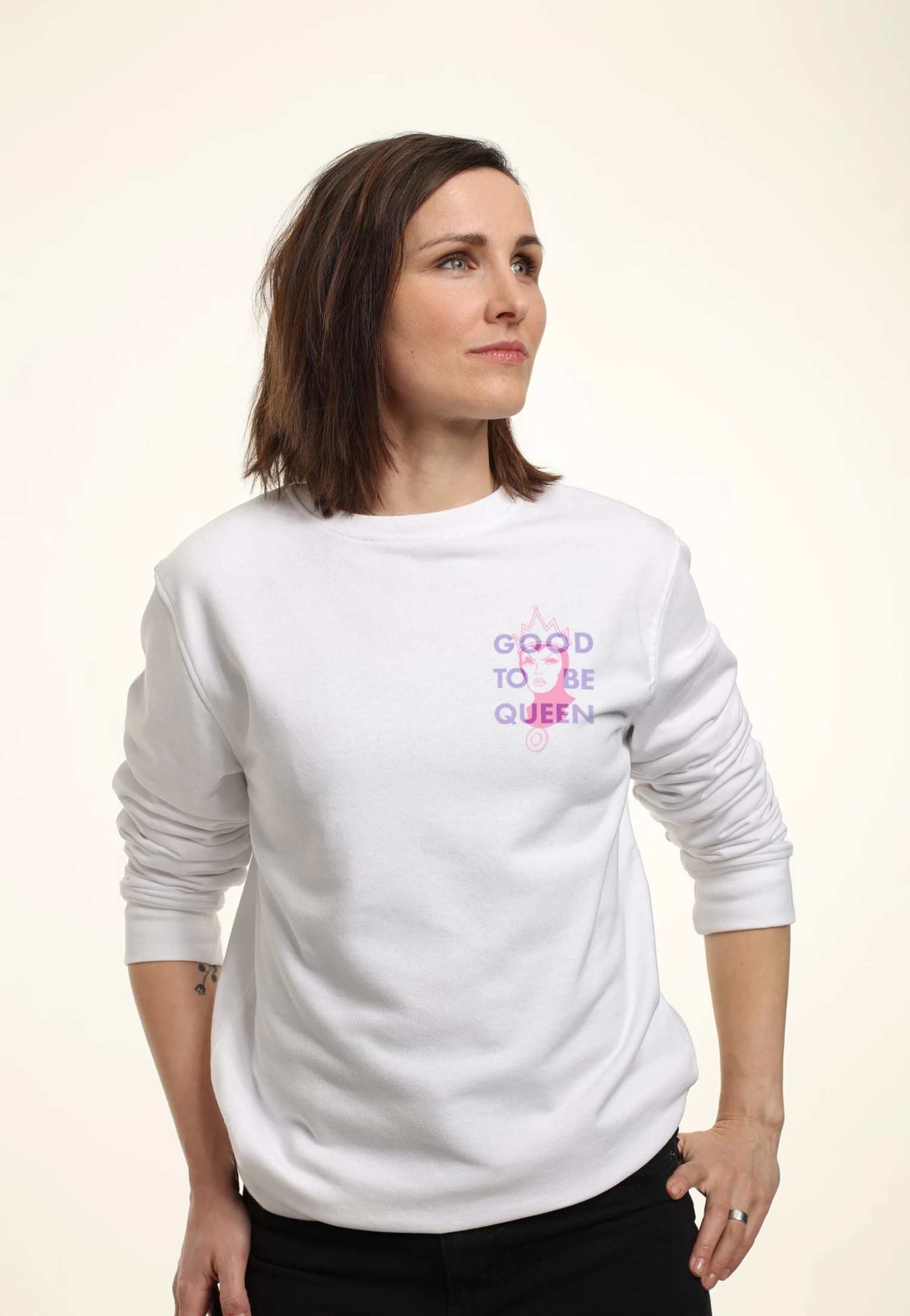 Disney Villains Queen StackFelpaWhite Donna Felpe H3A21J9OT-A11 3 Disney Villains Queen StackFelpaWhite Donna Felpe H3A21J9OT-A11 - immagine 3