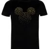 Disney Mickey Classic Hotfix MickeyT-Shirt Con StampaBlack Donna T-shirt E Top H3A2102V9-Q11