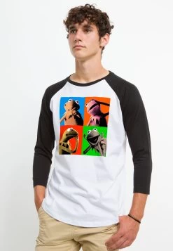 Disney Muppets Kermit PopMaglietta A Manica LungaWhite Black Uomo T-shirt E Polo H3A22O5RR-A11 -Disney d3ae6a75628049a5ac0d20970bd28680