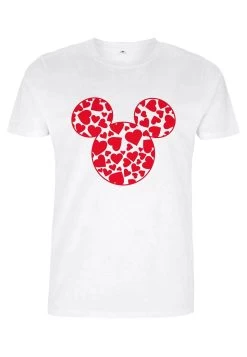 Disney Classic Mickey Mickey Hearts FillT-Shirt Con StampaWhite Donna T-shirt E Top H3A21D5EQ-A11