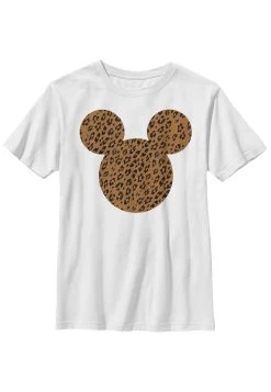 Disney Classic Mickey Cheetah MouseT-Shirt Con StampaWhite Bambini T-shirt & Top H3A26G0JR-A11
