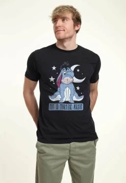 Disney Winnie The Pooh Eeyore Not Morning Unisex - T-Shirt Con Stampa - Navy Blue -Disney d83b0cfc1e6644e7b6c570317395969a