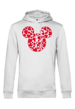 Mickey Mouse And Friends Disney Classic Mickey Hearts Fill - Felpa Con Cappuccio - White -Disney d8b6a0baa6c54cdebe845d6598068294