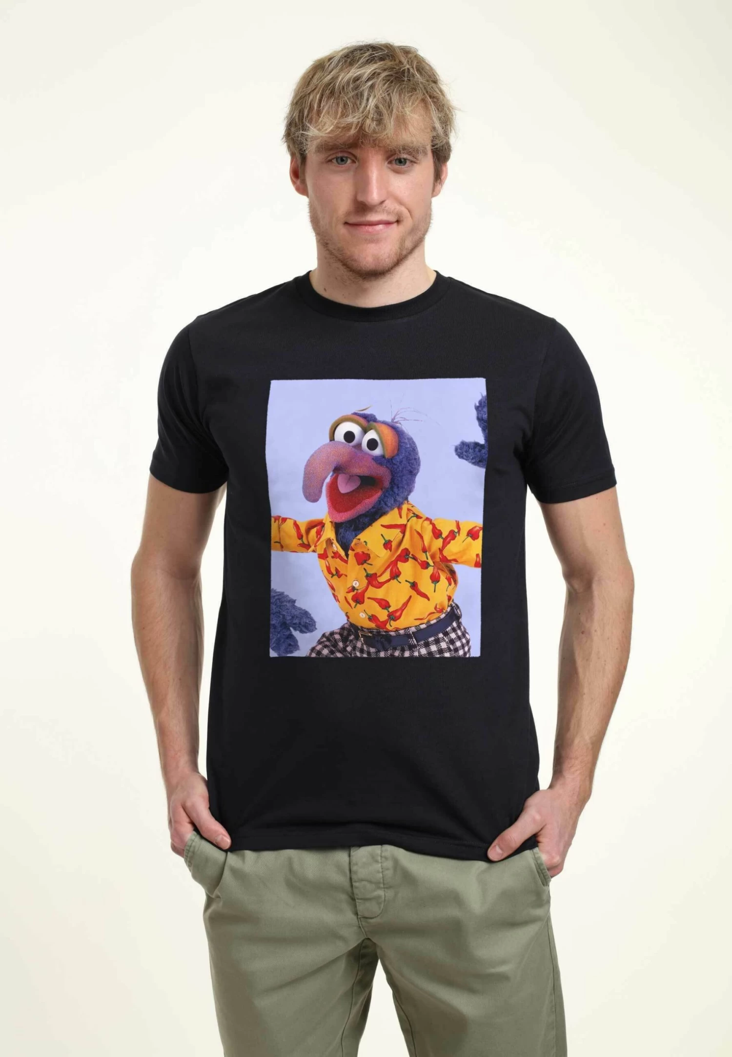 Disney Muppets Gonzo Meme UnisexT-Shirt Con StampaNavy Blue Uomo T-shirt E Polo H3A2102HZ-K11 1 Disney Muppets Gonzo Meme UnisexT-Shirt Con StampaNavy Blue Uomo T-shirt E Polo H3A2102HZ-K11