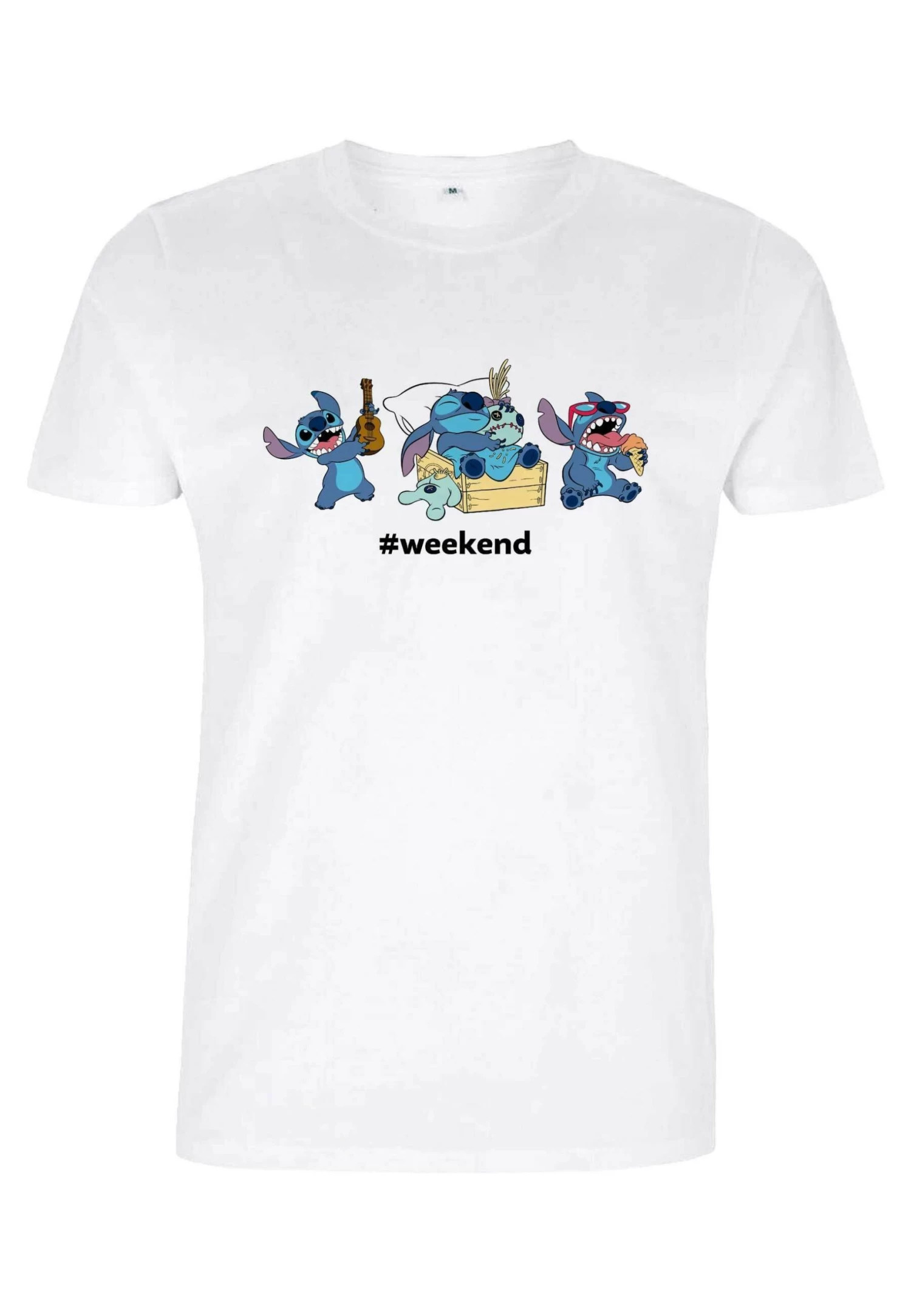 Disney Lilo Stitch Stitch Weekend - T-Shirt Con Stampa - White 1 Disney Lilo Stitch Stitch Weekend - T-Shirt Con Stampa - White