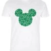 Disney Classic Mickey Clover FillT-Shirt Con StampaWhite Donna T-shirt E Top H3A21D66Q-A11