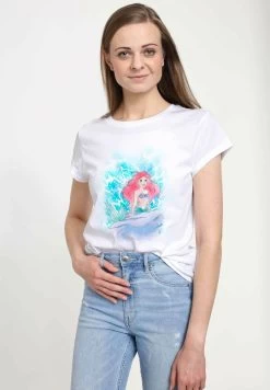 Disney The Little Mermaid Watercolor SplashT-Shirt Con StampaWhite Donna T-shirt E Top H3A21D0B7-A11 -Disney da47dd9652114982b289a7c3147fef29